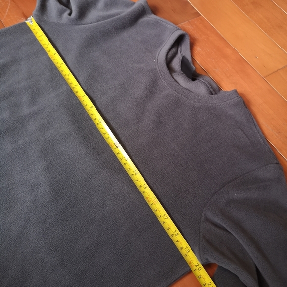 32 Degrees Heat Gray Soft Fleece Long Sleeve Pull on Crew Neck Stretch Size: M - Picture 9 of 11